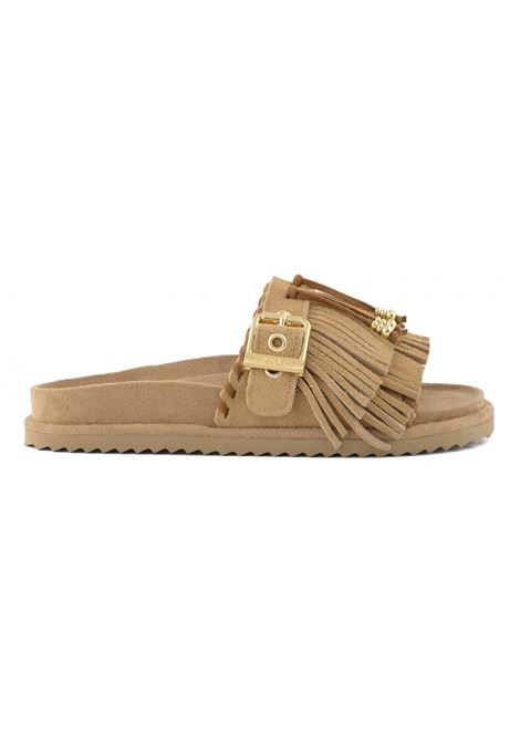 SLOFIWSandalo in pelle scamosciata COLORS OF CALIFORNIA | HC.BIOW603CAMEL